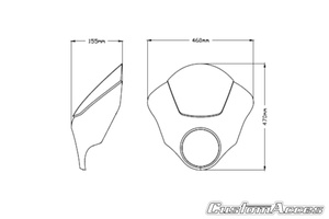 Owiewka CA Dark Knight do Kawasaki Vulcan S 15-20