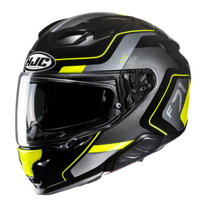 Kask motocyklowy integralny HJC F71 Arcan czarny/żółty