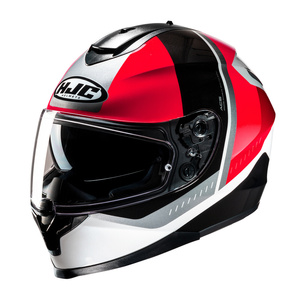 Kask motocyklowy integralny HJC C70N Alia czerwony/srebrny