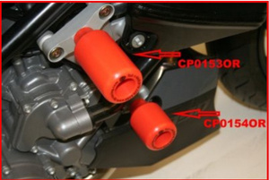 Crash Pady (Upper) R&G do KTM 990/990R Super Duke & 990SM 08-