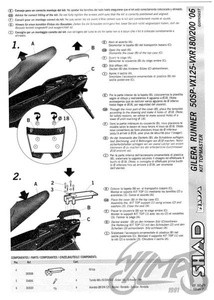 Stelaż kufra tylnego motocyklowego SHAD do Gilera Runner