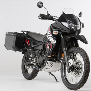 Kompletny zestaw kufrów bocznych SW-MOTECH Trax Ion i stelaży Kawasaki KLR650 (08-) 45/37L