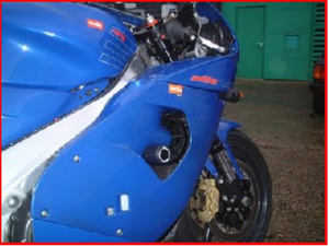 Crash Pady R&G do Aprilia RSV Mille 9800 Top Fairing