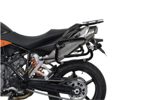 Kompletny zestaw kufrów bocznych SW-MOTECH Trax Adv i stelaży Ktm 990 Sm/Sm-T/Sm-R/950 Sm 45/45L