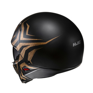 Kask motocyklowy otwarty HJC I20 Thorn czarny/złoty