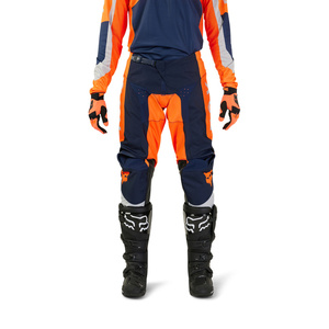 spodnie motocyklowe cross offroad FOX 180 Nitro Fluo pomarańczowy