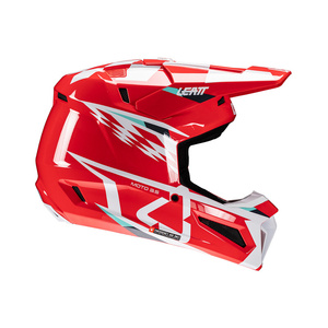 Kask motocyklowy LEATT Kit Moto 3.5 V25 Red z goglami