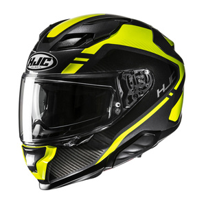 Kask motocyklowy integralny HJC F71 Tozz czarny/żółty