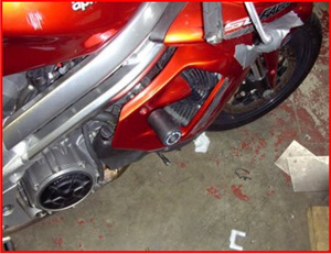 Crash Pady R&G do Aprilia Falco Top Fairing