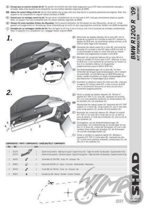 Stelaż kufra tył SHAD do BMW R1200R