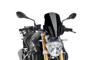 Owiewka PUIG do BMW R1200R 15-18 (Sport, do org. wspornika BMW) Czarny (N)