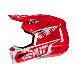 Kask motocyklowy LEATT Kit Moto 3.5 V25 Red z goglami