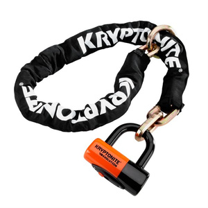 Zapięcie Motocyklowe KRYPTONITE New York 1213 – Cinch Ring Chain, 12 mm x 130 cm – Uniwersalny