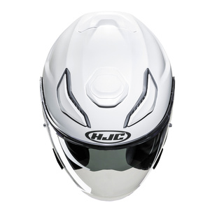 Kask motocyklowy otwarty HJC F31 perłowy biały