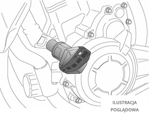 Crash Pady PUIG do Suzuki GSF650 N/S 07-14 / 1250 N/S 07-11