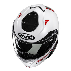 Kask motocyklowy HJC I71N Tricus biały/czerwony