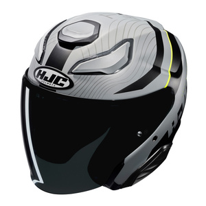 Kask motocyklowy otwarty HJC F31 Naby szary/czarny