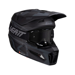 Kask motocyklowy LEATT Kit Moto 3.5 V25 Stealth z goglami