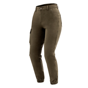 Damskie jeansy motocyklowe OZONE JANE JOGGER FIT OLIVE