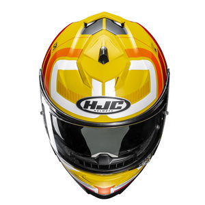 Kask motocyklowy HJC I71N Viz żółty/czerwony