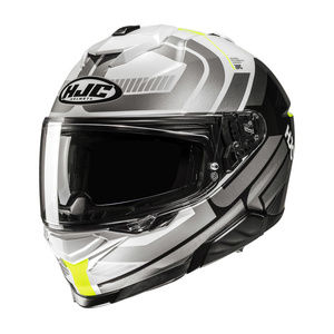 Kask motocyklowy HJC I71N Viz szary/czarny/żółty