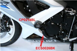 Slidery silnika R&G Suzuki GSXR600/750 K6-L0 Lewa strona