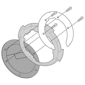 KAPPA System mocowania kufrów motocyklowego TANKLOCK BMW R1200GS (14)