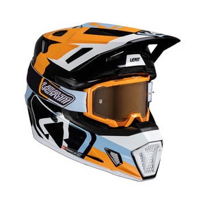 Kask motocyklowy LEATT Kit Moto 7.5 V25 Orange z goglami