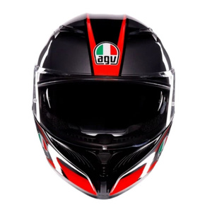 Kask AGV K3 018 STRIGA BLACK/GREY/RED