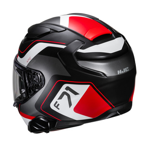 Kask motocyklowy integralny HJC F71 Arcan czarny/czerwony