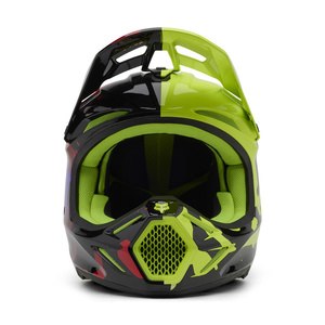 Kask motocyklowy FOX V3 Throttle Fluorescent Yellow