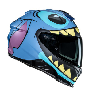 Kask motocyklowy HJC I71N Stitch Disney niebieski