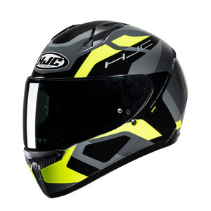 Kask motocyklowy integralny HJC C10 Tins szary/żółty