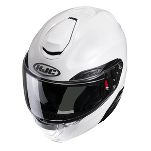 Kask motocyklowy szczękowy HJC RPHA 91 perłowy biały