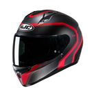 Kask motocyklowy integralny HJC C10 Elie czarny/czerwony