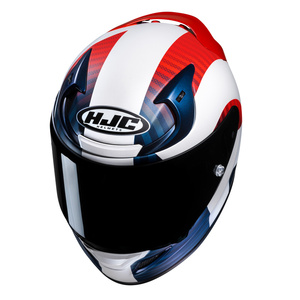 Kask motocyklowy integralny HJC RPHA 12 Ottin biały/czerwony