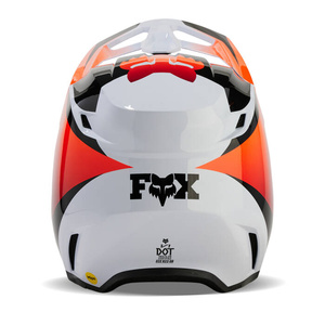 Kask cross offroad motocyklowy FOX V1 Streak Helmet czarny/żółty