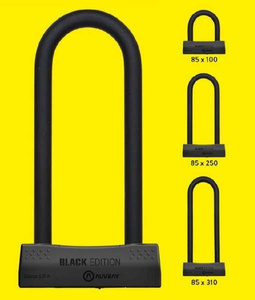 AUVRAY zapięcie U-LOCK BLACK EDITION – 85 x 100 mm (klasa S.R.A.)