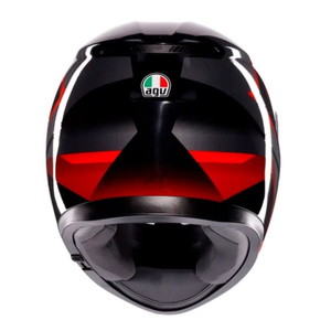 Kask AGV K3 018 STRIGA BLACK/GREY/RED