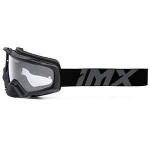 Gogle motocyklowe IMX Dust Black Matt - Szyba Dark Smoke + Clear (2 Szyby W Zestawie)