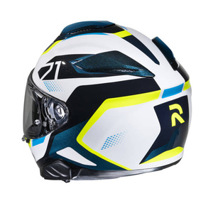 Kask motocyklowy integralny HJC RPHA 71 Hapel niebieski/żółty