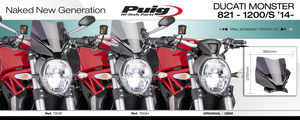 Owiewka PUIG do Ducati Monster 797 / 821 / 1200 14-21