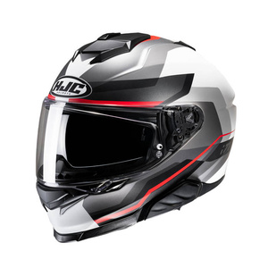 Kask motocyklowy integralny HJC I71 Nior szary/czerwony