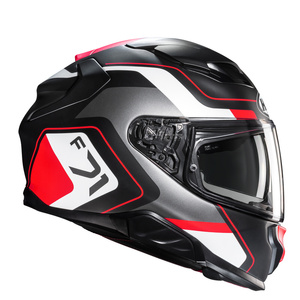 Kask motocyklowy integralny HJC F71 Arcan czarny/czerwony