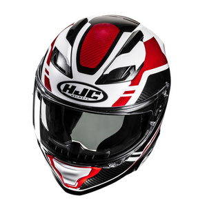 Kask motocyklowy integralny HJC F71 Tozz biały/czerwony