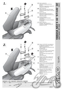 Stelaż kufra tylnego SHAD do Yamaha Neo's