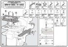 KAPPA Stelaż kufra motocyklowego centralnego BMW R 1100GS (94-99), 1150GS (00-03) ( Z PŁYTĄ MONOKEY )