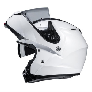 Kask motocyklowy szczękowy HJC C91 biały