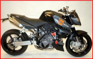 Crash Pady (Upper) R&G do KTM 990/990R Super Duke & 990SM 08-